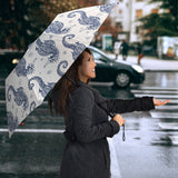 Seahorse Pattern Background Umbrella