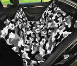 Black White Camo Camouflage Pattern Dog Car Seat Covers