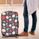 Dragon Fruits Dark Blue Background Luggage Covers