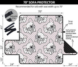 Cute french bulldog pattern Sofa Cover Protector