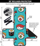 Cute sushi pattern Recliner Cover Protector
