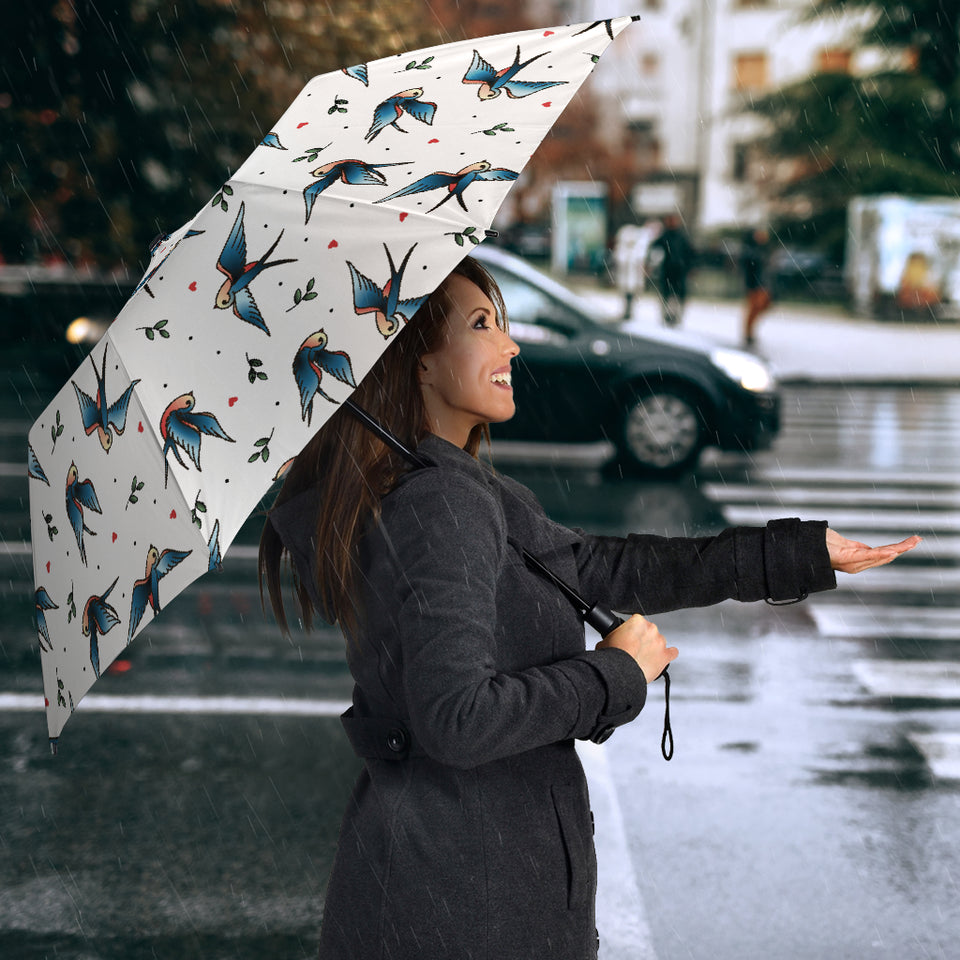 Swallow Pattern Print Design 04 Umbrella