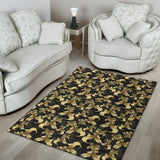 Goldfish Pattern Print Design 01 Area Rug