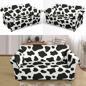 Cow Skin Pattern Loveseat Couch Slipcover