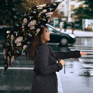 Hummingbird Pattern Print Design 03 Umbrella