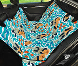 Cute Sea Otters Fishe Sea Urchin Pattern Dog Car Seat Covers