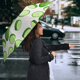 Cucumber Whole Slices Pattern Umbrella