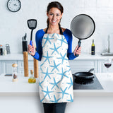 Watercolor Starfish Pattern Adjustable Apron