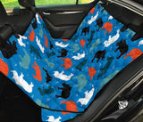 Colorful Rhino Pattern Dog Car Seat Covers