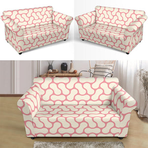 Peanuts Texture Pattern Loveseat Couch Slipcover