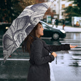 Guava Tropical Hand Drawn Pattern Umbrella