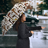Giraffe Pattern Print Design 05 Umbrella