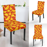 Potato Chips Pattern Print Design 05 Dining Chair Slipcover