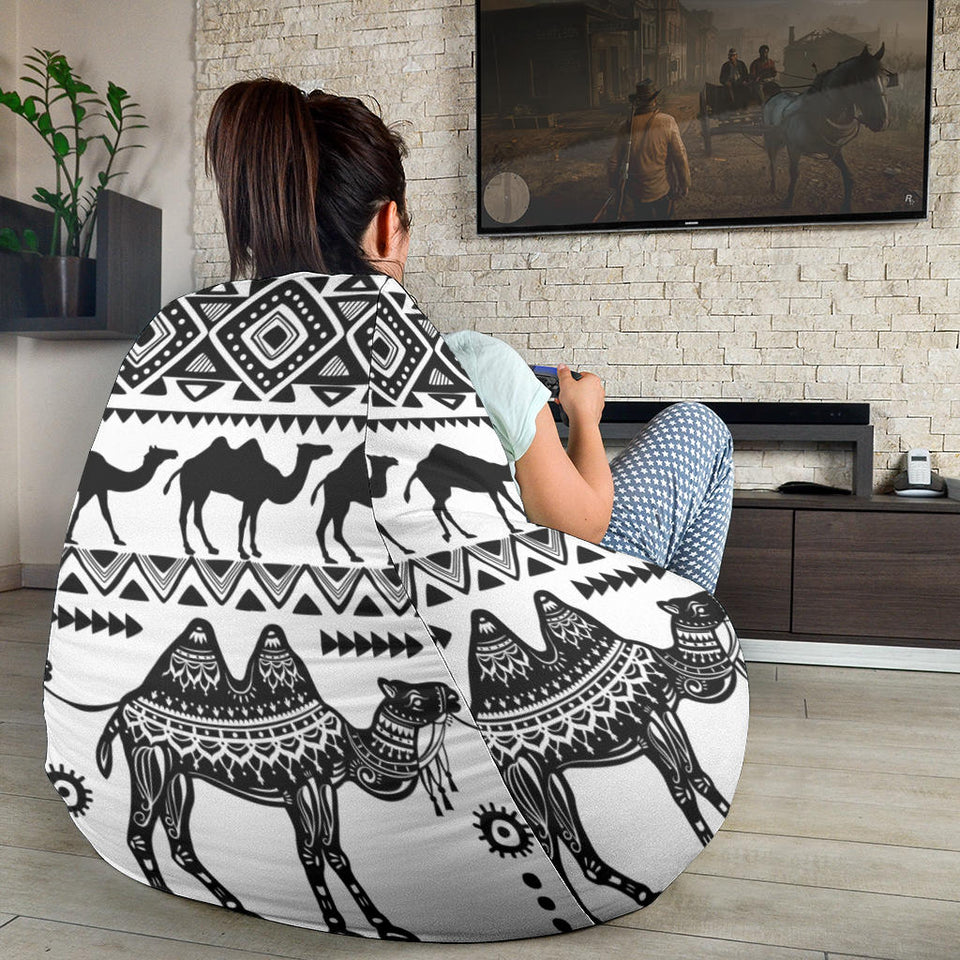 Camel Polynesian Tribal Pattern Bean Bag Cover