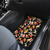 Goldfish Pattern Print Design 03 Front and Back Car Mats