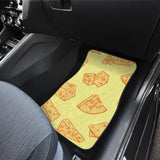 Cheese Design Pattern Front And Back Car Mats