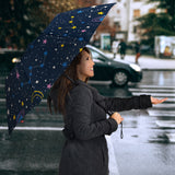 Space Pattern With Planets, Comets, Constellations And Stars Umbrella