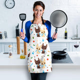 Cute Chihuahua Dog Pattern Adjustable Apron