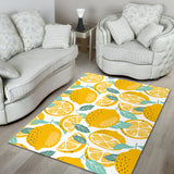 Lemon Design Pattern Area Rug