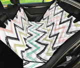 Zigzag  Chevron Paint Pattern Dog Car Seat Covers