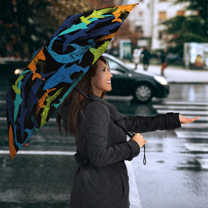 Colorful Shark Umbrella