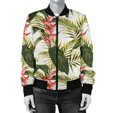 Heliconia Pattern Women'S Bomber Jacket