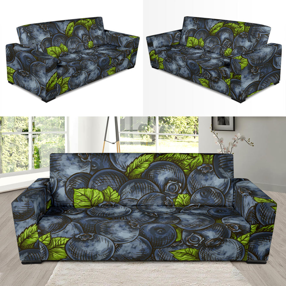 Blueberry Pattern Sofa Slipcover