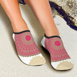 Circle Indian Pattern Aqua Shoes