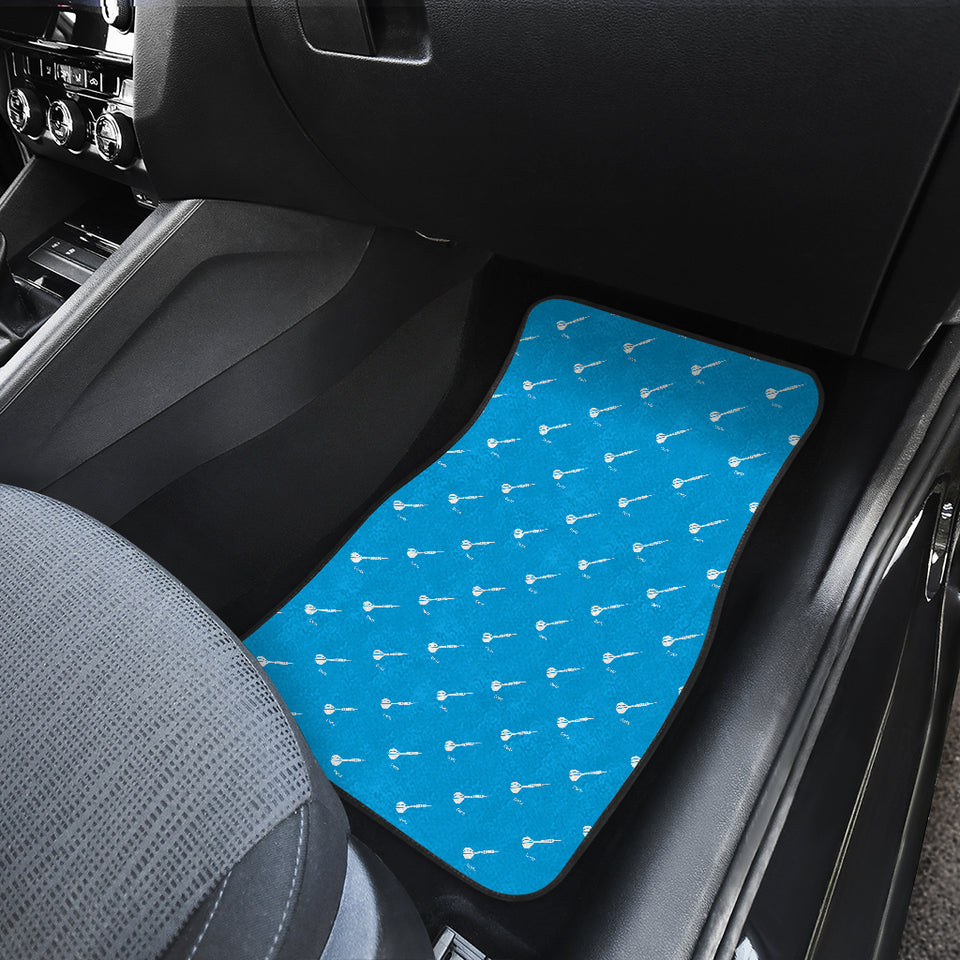 Darts Pattern Print Design 05 Front Car Mats