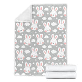 Rabbit Cloud Pattern Premium Blanket