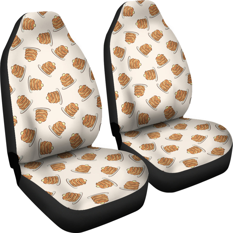 Pancake Pattern Print Design 01 Universal Fit Car Seat Covers