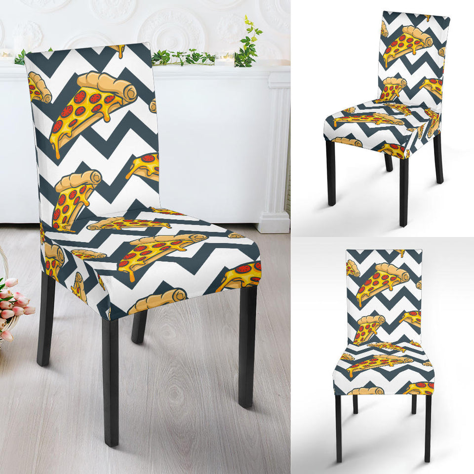 Pizza Design Pattern Dining Chair Slipcover
