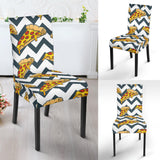 Pizza Design Pattern Dining Chair Slipcover