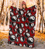 Billiard Ball Pattern Print Design 05 Premium Blanket