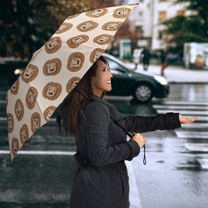 Lion Pattern Print Design 01 Umbrella