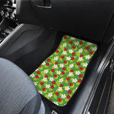 Ladybug Pattern Print Design 01 Front Car Mats