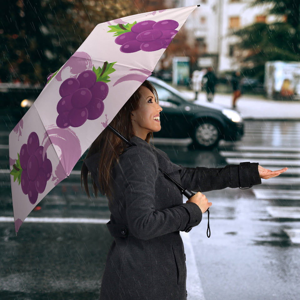 Cute Grape Pattern Umbrella