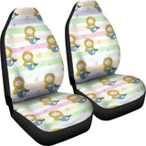 Cute Hand Drawn Mermaid Universal Fit Car Seat Covers