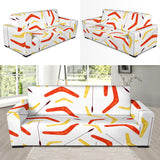 Waterclor Boomerang Australian Aboriginal Ornament Sofa Slipcover