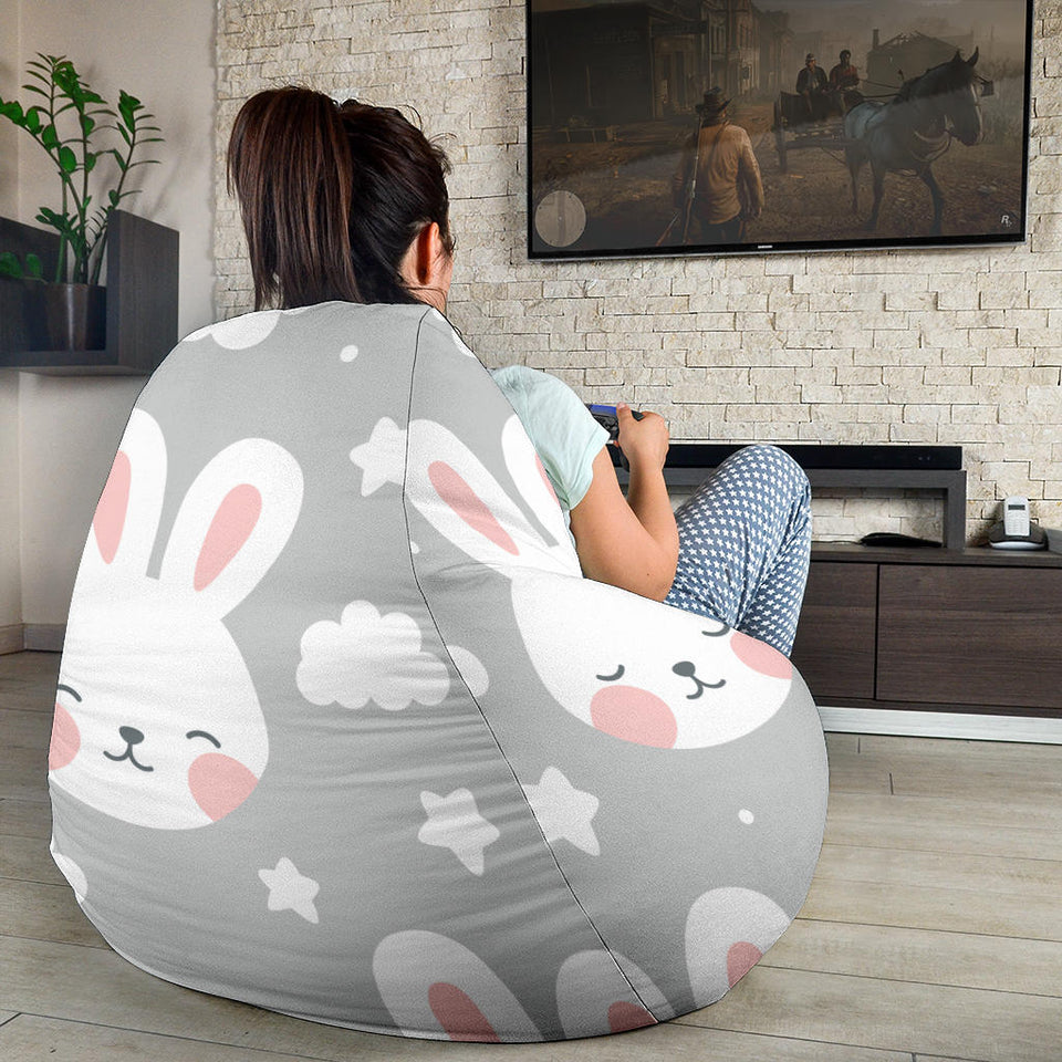 Rabbit Cloud Pattern Bean Bag Cover