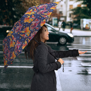 Goldfish Pattern Print Design 05 Umbrella