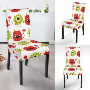 Alien Pattern Print Design 05 Dining Chair Slipcover