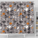 Halloween Design Pattern Shower Curtain Fulfilled In US