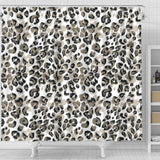 Leopard Skin Print Pattern Shower Curtain Fulfilled In US