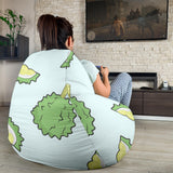 Durian Pattern Blue Background Bean Bag Cover