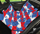 American Football Ball Star Stripes Pattern Dog Car Seat Covers
