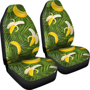 Banana Palm Leaves Pattern  Universal Fit Car Seat Covers