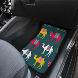 Camel Pattern Front And Back Car Mats