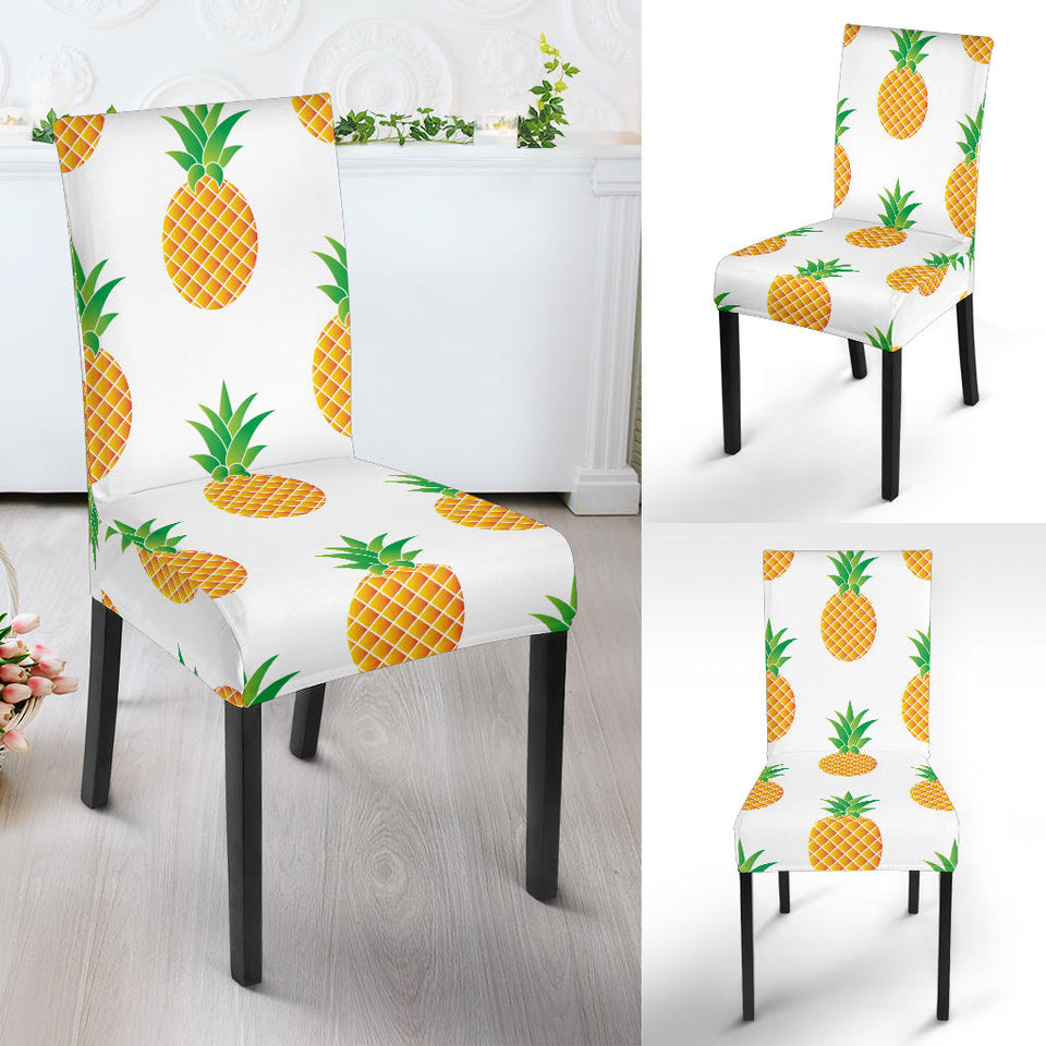 Pineapples Pattern Dining Chair Slipcover