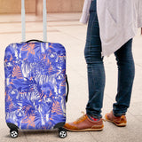 White Bengal Tigers Pattern Luggage Covers